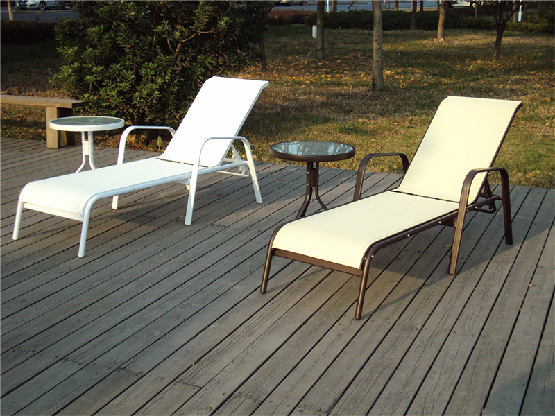 lounge laras belakang, sunlounger hotel, lounge kolam renang hotel YQ-TB-417B