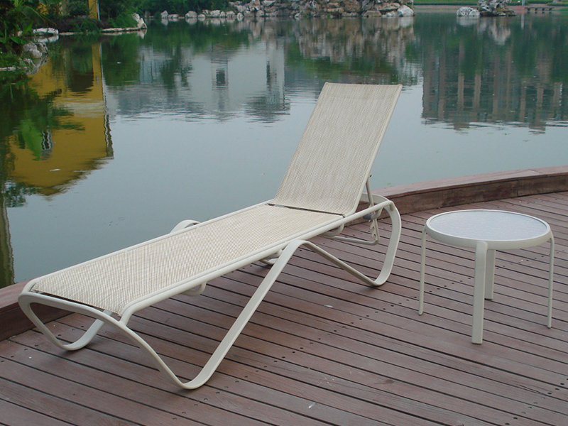 Kolam renang di tempat duduk matahari, lounge aluminium, lounge luaran, lounge kolam renang hotel yq-tb-431a