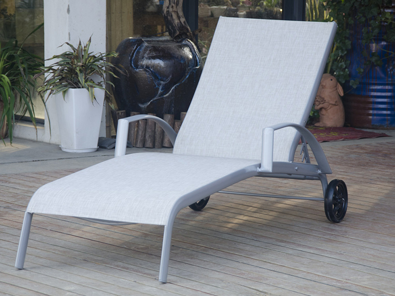 Lounge Luaran, Hote Lounge, Kerusi Lounge Bingkai Aluminium, Perabot Santai YQ-TB-458