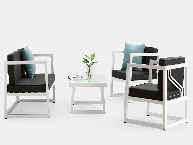 Perabot Patio, Sofa Taman Moden Set YQA-1091
