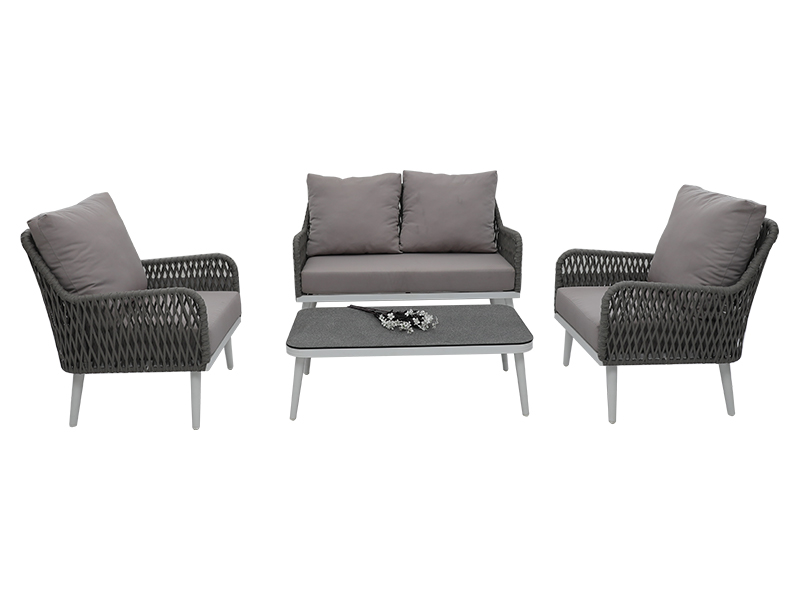 Patio Perabot Luaran Patio Aluminium Tali Aluminium Sofa Set Perabot YQC-2752